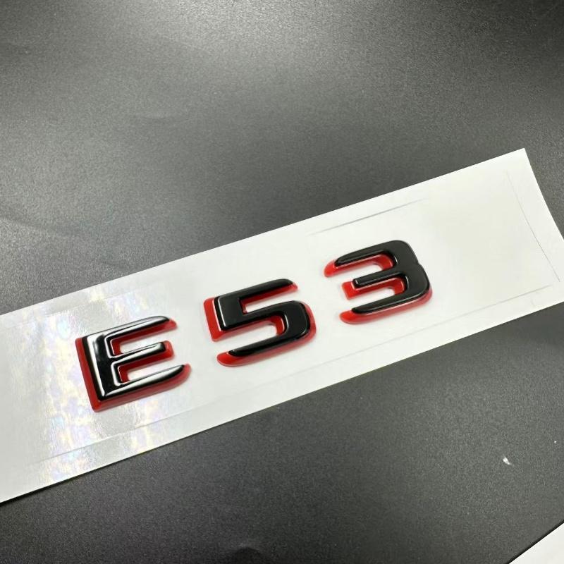 Новый стиль Двухцветный Эмблема с буквами и цифрами E43 E53 E63 S65 C E S CLASS для 2024 года Багажник Автомобиля Задний W212 W213 W214 Автоаксессуары