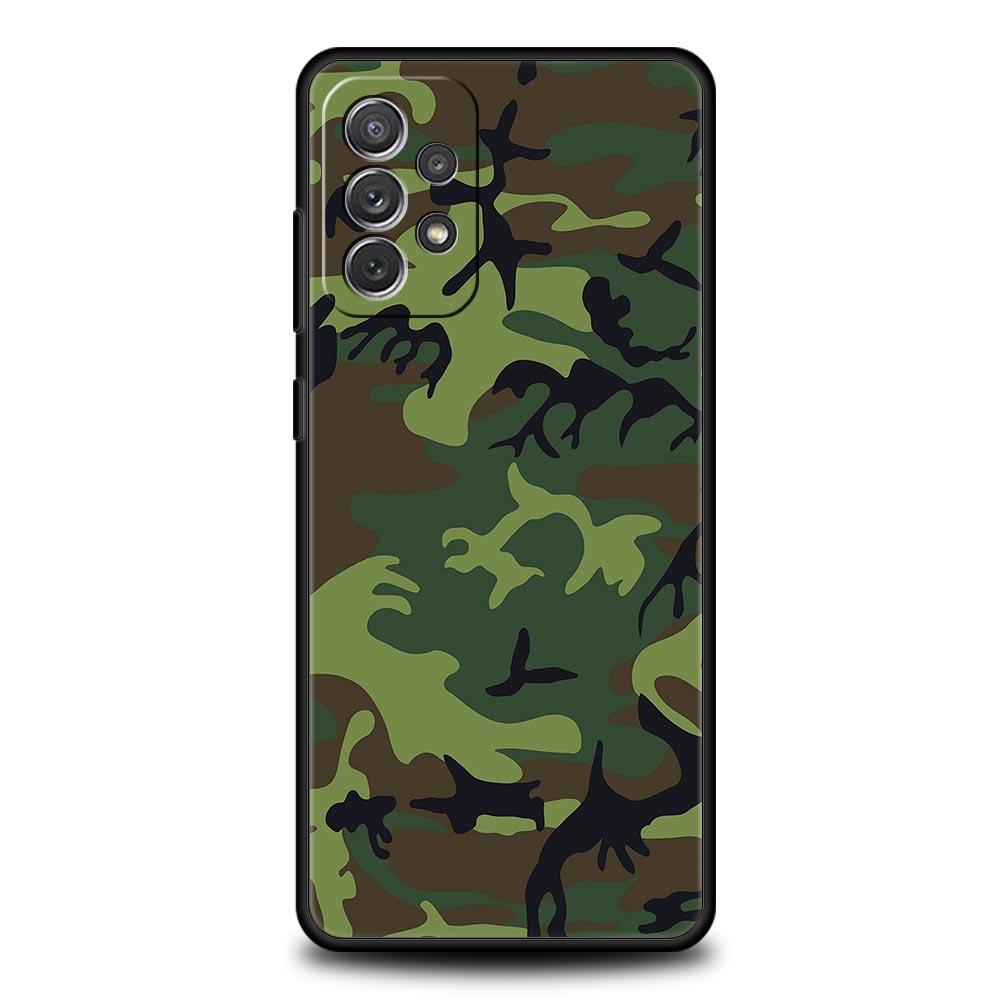 Чехол Camo Military Army для Samsung A51 A71 A21S A12 A15 A25 A31 A41 A52 A32 A23 A33 A53 A73 A03S A05S A13 5G Cover