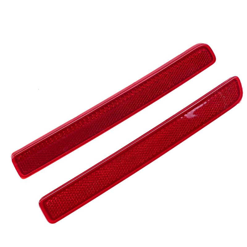 Rear Bumper Reflector Red Lens Tail Bumper Marker Lamp Left & Right for Land Rover Discovery 3 4 for Range Rover Sport 2010-2013