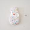 Christmas decorations pink candy Christmas cane snowman pendant Christmas tree decoration pendant window arrangement props