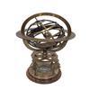 Brass Armillary, Sphere Globe Replica with Compass On Base, Astrolabe Nautical Marine Tabletop Globe, Office Decor, Home Decor