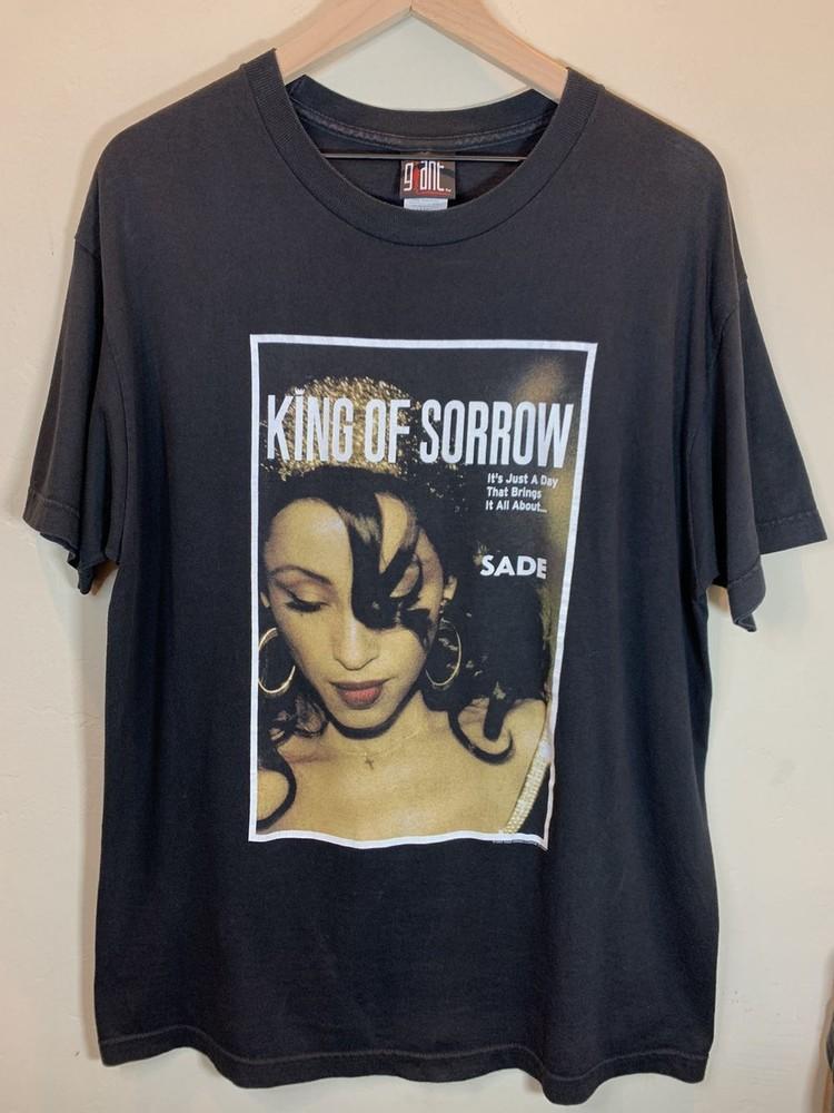 Sade King Of Sorrow 2001 Гигантская RnB Группа Черная Унисекс Футболка S-5XL KH12718 Унисекс Футболка