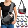 Breathable Dog Carrier Outdoor Travel Handbag Pouch Mesh Shoulder Bag Sling Pet Travel Tote Cat Puppy Carrier