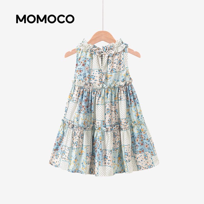Повседневное платье без рукавов для девочек MOMOCO