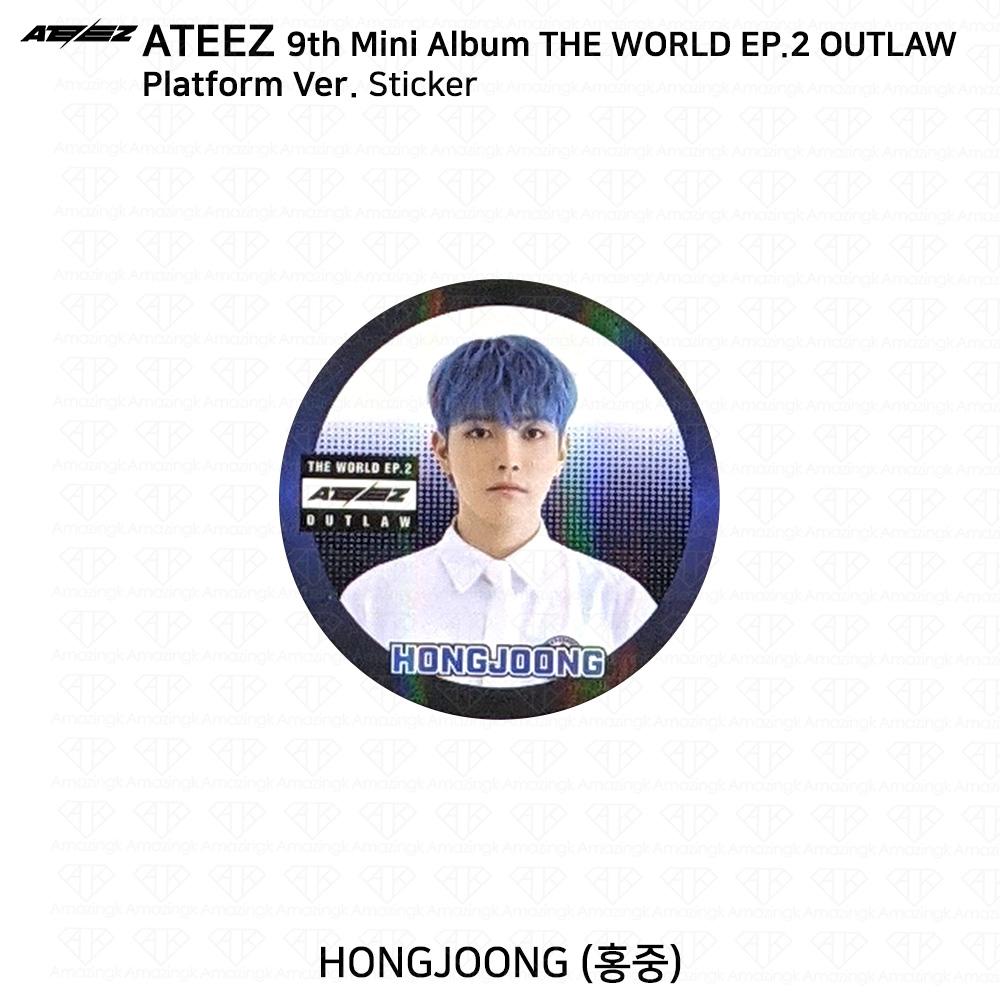 ATEEZ 9-й мини-альбом THE WORLD EP.2 OUTLAW Platform Ver QR Фотокарточка Изображение карты