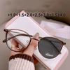 Photochromic Reading Glasses Men Women Round TR Ultralight Anti Blue Light UV Proof Presbyopic Glasses