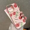 Чехол для телефона iPhone Air 13 17 Plus 15 Pro Max 11 12 14 16 Изящная полная защита вишни Чехол