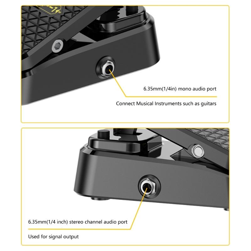 Guitar Effects Pedal Classical Sound Options Distortion Delay Reverbs Rugged Plastic Housing Easy Control for Guitar