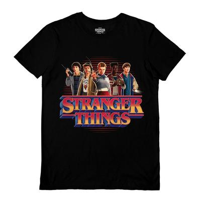 Футболка Stranger Things 5 (Актеры 80-х), Официально лицензированный, Унисекс, 4 размера
