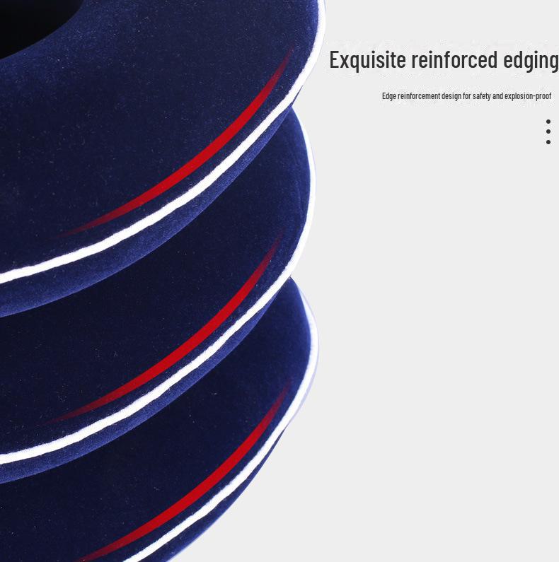 Надувное шейное поддерживающее устройство для вытяжения шеи и обезболивания