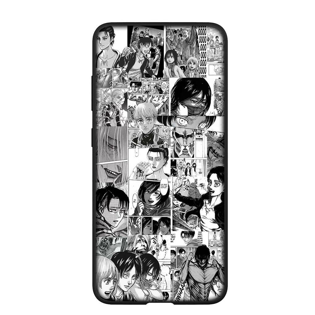 Чехол для телефона Samsung Galaxy S25 S23 S22 S24 Ultra FE A05 A06 A15 A16 A36 A37 A35 A54 A55 A56 A57 A25 A26 A17 Эрен Йегер Леви Атака Титанов
