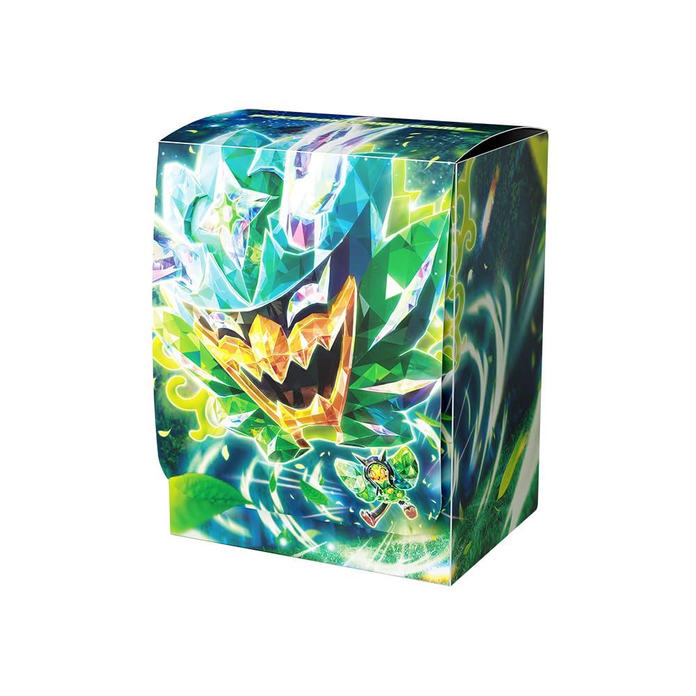 Кейс для колоды Pokemon Card Game Terastal Orgapon Зеленое лицо