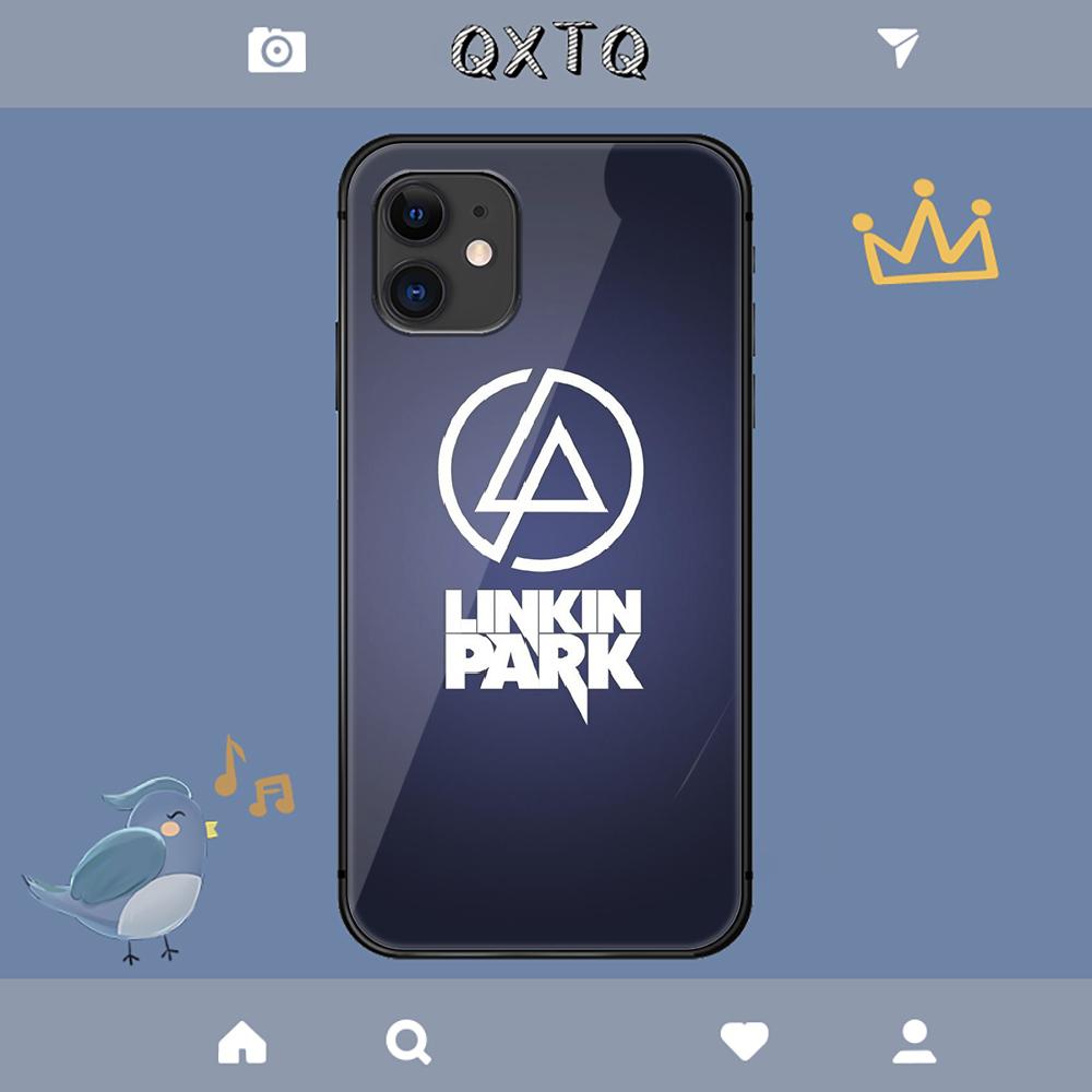 Чехол для группы Linkin Rock Park для iPhone Samsung Galaxy Redmi Note S 17 16 15 14 13 20 24 25 54 Pro Max Ultra Fe Чехол из закаленного стекла