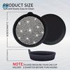 2PCS Car Silicone Coaster, Car Cup Holder, Creative Diamond Inlaid Anti Slip Coaster, Heat-insulating Cup Holder