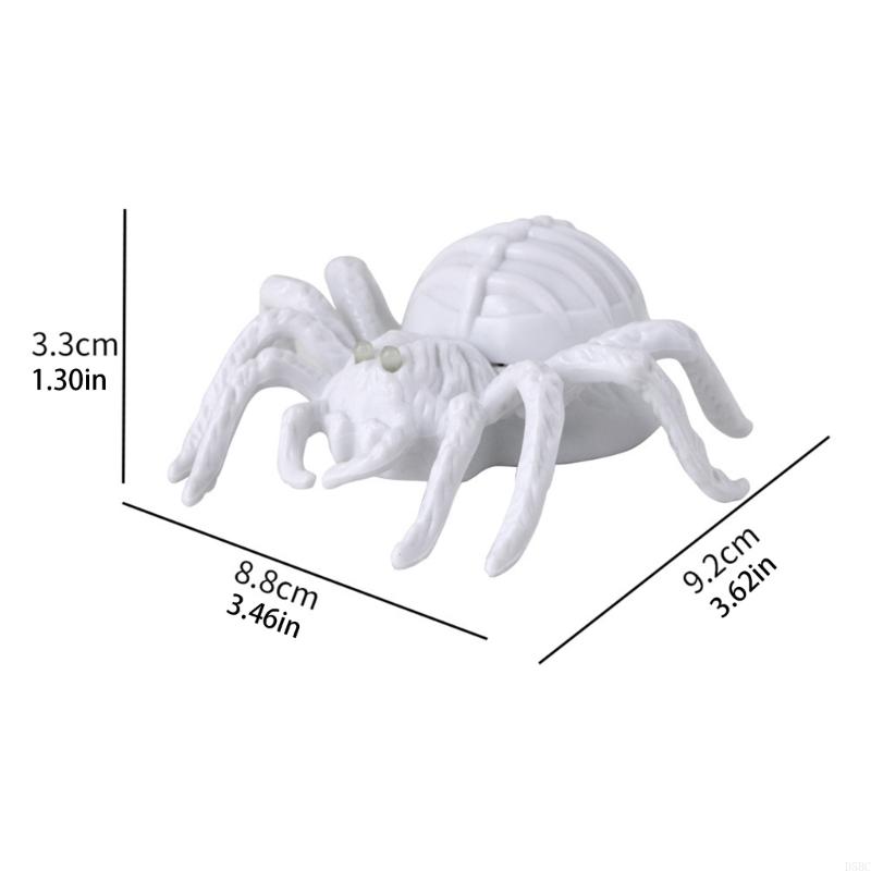 12Pcs Decorative LED Night Glowing Spiders Lamp Spiders Night Light Decoration