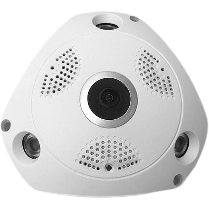 1080P HD Беспроводная WiFi Панорамная Инфракрасная Камера Безопасности с Удаленным Мониторингом и Слот для Карты