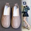 Soft Full Genuine Leather Shoes Women Flat Shoe New Spring Soft Sole Comfortable Shoes Woman Fashion Casual Shoes