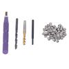 54PCS Set Metric Thread Repair Kit 304 Stainless Steel Thread Repair Insert Kit for Home