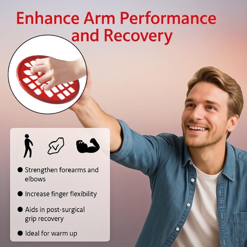 7inch Hand Exercise Web Power Training Net Portable Hand Exerciser Elastic Resistance Net Finger Strengthener Enduring