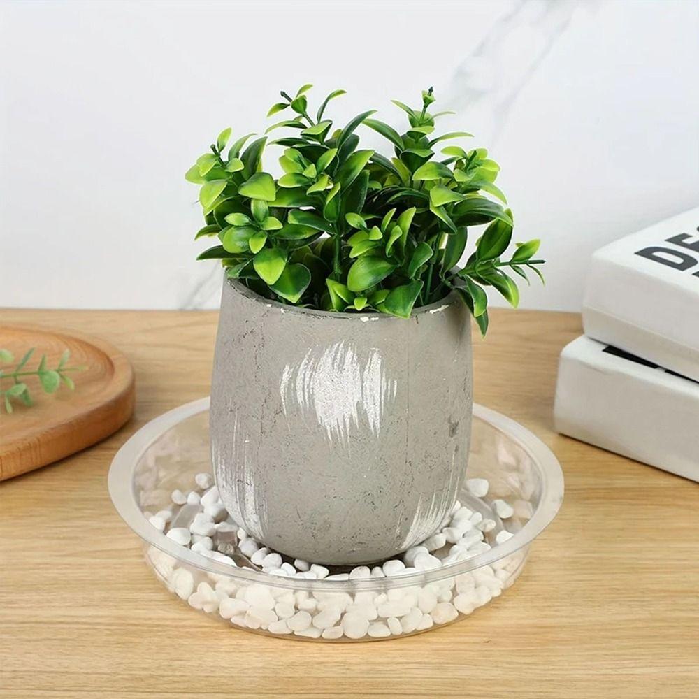 5pcs 6/8/10/12 Inch Drip Trays Round Planter Mat Plastic Flower Pot Tray Potted Plant