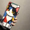 Черный Мягкий Чехол для Телефона для Samsung Galaxy A50 A17 A06 A20 A13 A70 A30 A15 A10 A12 A05 A04 A40 A16 Мультяшный Кот