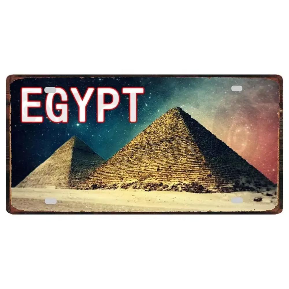 Ибица Египет Мюнхен Хайкидики Город Металлический Знак Оловянная Пластина Винтажный Плакат для Стены Художественный Магазин Клуб Бар Домашний Декор Ретро Знак Путешествия