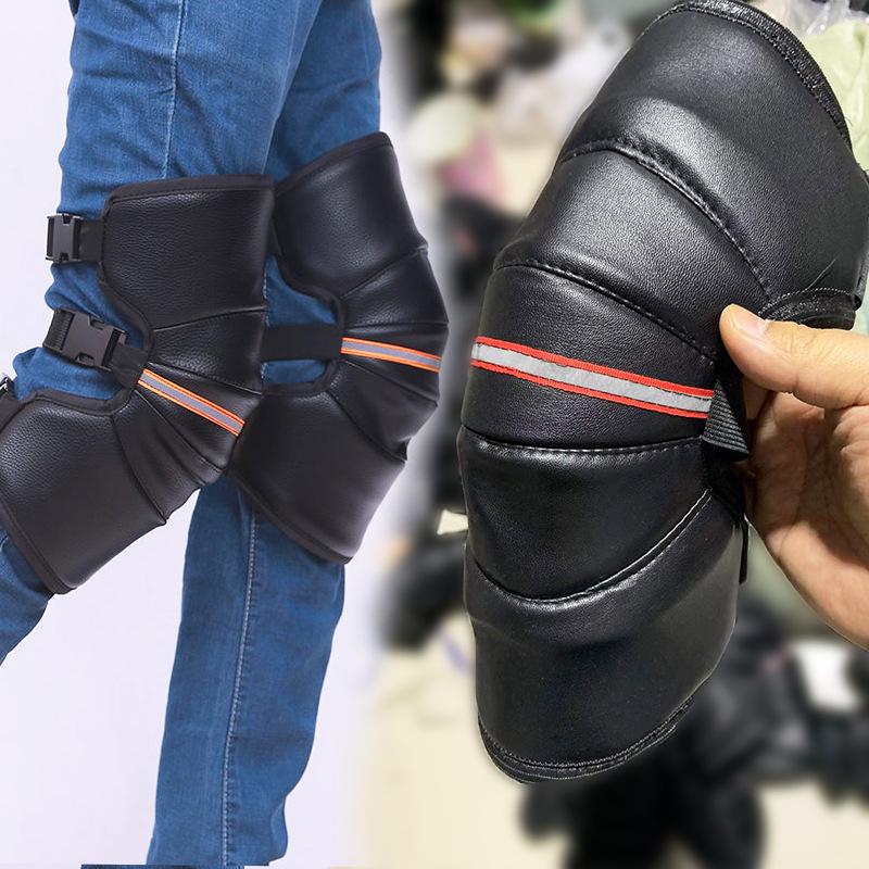 Зимние теплые наколенники Электромобиль Мотоцикл Езда Средние и короткие наколенники Мужские и женские Ветрозащитные Водонепроницаемые Копать Кордицепс Холод