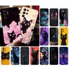 Чехол для телефона Samsung Galaxy S25 S24 S23 S22 S21 Ultra S24 S23 S22 S21 S25 Plus S24 S25 FE Черные кошки