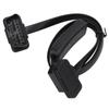 Black Male 16 Pin Diagnostic Flat Cord Adapter Connector Female 8 Core OBD2 Extension Cable with