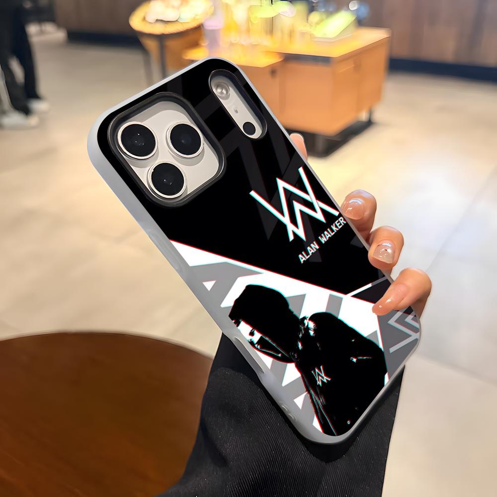 Чехол для телефона DJ Алан Уокер для iPhone 17 Air 16 E 15 14 Plus 13 12 11 Pro Max Желейный 2-в-1 Защитный чехол