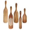 Heat Resistant Sourdough Spurtle Teak Wood Wooden Ladle Skimmer Steak Shovel  Pizza Making