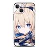 Genshin Impact Game Роскошный чехол для телефона iPhone 13 15 14 12 11 Pro MAX XR X SE XS 7 8 Plus Силиконовый черный защитный чехол