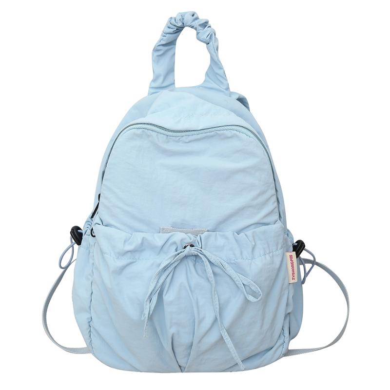 Маленький рюкзак, однотонный женский дорожный рюкзак, школьная мини-сумка, школьная сумка