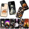 Для Apple iPhone 16 15 14 Plus 13 12 Mini 17 Pro Max + ProMax 16E Air 15+ Чехол Маленький Призрак с Тыквой H-Halloween