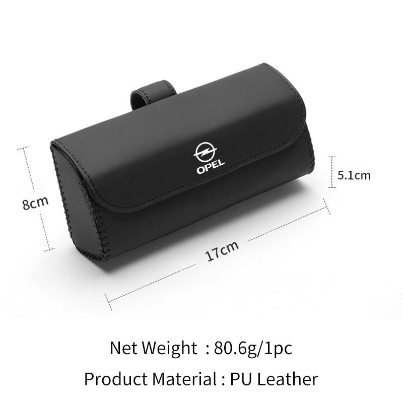 AAAYR1 Car Sunshade Glasses Storage Box Sunglasses Protective Box Holder For Opel Corsa Astra Insignia Vectra Zafira Meriva Mokka