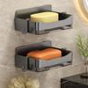 Self Adhesive Soap Dish Wall Mounted Soap Storage Tray Soap Holder Kitchen
