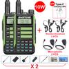 2 шт. НОВЫЕ Baofeng UV 16 Max V2 Высокомощная Улучшенная версия UV9R UV5R Рация IP68 Водонепроницаемая Дальняя связь 50 км Двухдиапазонная Любительская радиостанция