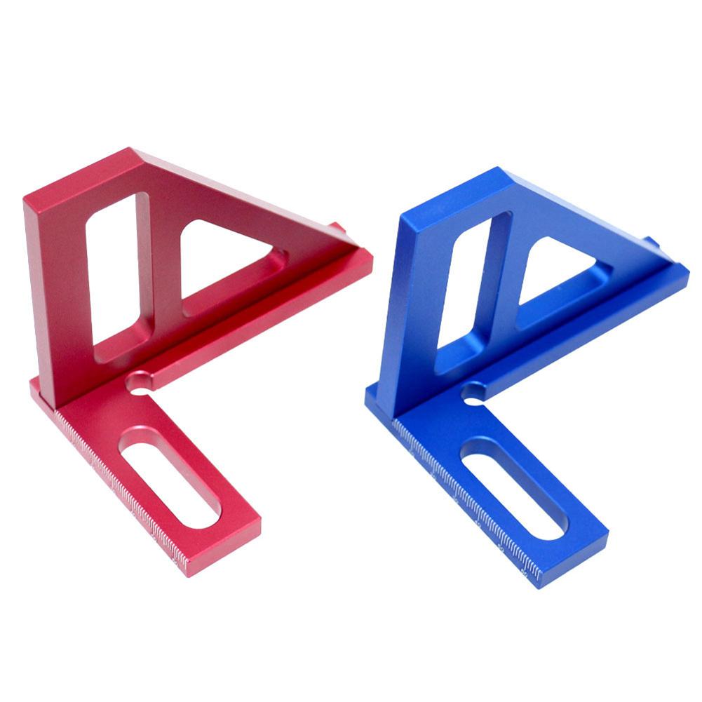 Многоугольная измерительная линейка, треугольная линейка 45/90 градусов для инженера, плотника, измерительная линейка, инструменты для маркировки деревообработки