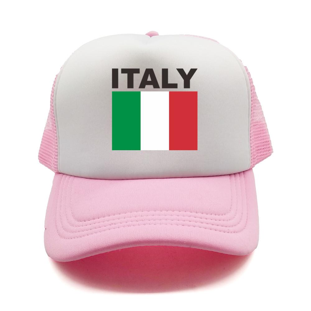 Italia Italy Italian Flag Trucker Cap Summer Unisex Cool Dad Hat Baseball Caps Unisex Outdoor Mesh Net Caps
