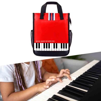 Сумка через плечо, сумка из оксфордской ткани Piano Book для женщин, учителей музыки, студентов,