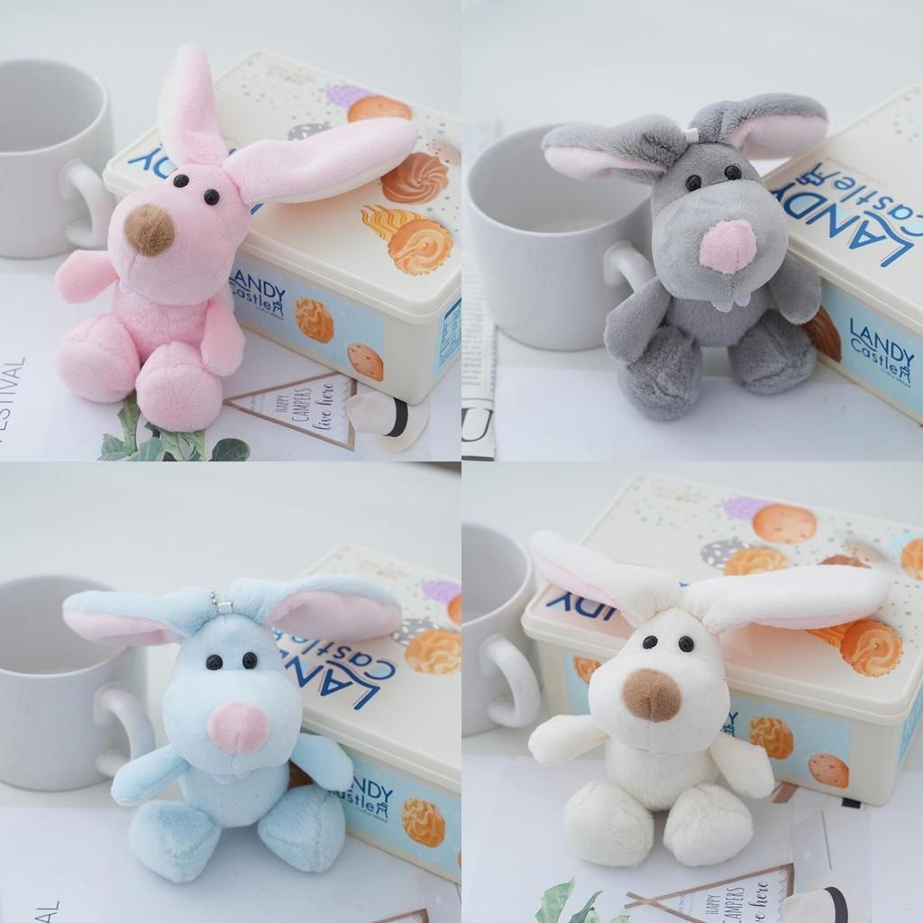 Очаровательный Плюшевый Заяц с Большими Зубами Детская Кукла-Компаньон с Мягким Наполнителем
