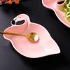 Посуда с розовым фламинго, десертная керамическая салатница, креативная тарелка для завтрака, западная тарелка, 1-2 шт. в наличии