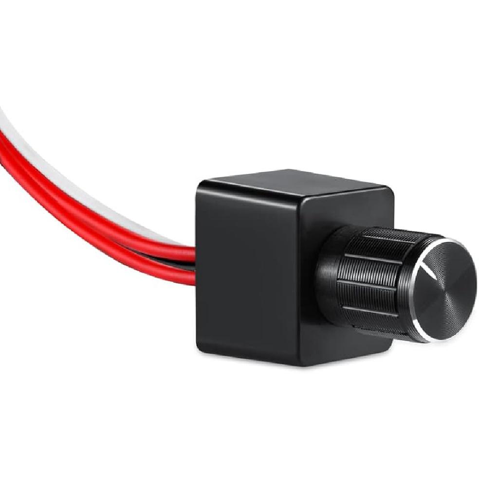 Acegoo 12V Dimmer Switch, RV Light Dimmer High Side PWM Dimming Switch for Boat Camper Trailer Van Truck Cars, Works with LED Light Fixture, Halogen,