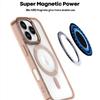 Мощное магнитное кольцо для Magsafe, металлические кнопки для объектива, прозрачный чехол для телефона для iPhone 16E 15 14 13 12 11 Pro Max X XR, защитная крышка