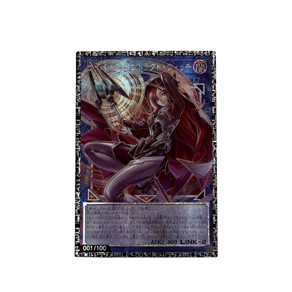 Сделай сам Yu-Gi-Oh! Черная Магичка Самоконтроль Сбор Подписей Торговая Флеш-Карточка Аниме Мультфильм Самодельный Подарок