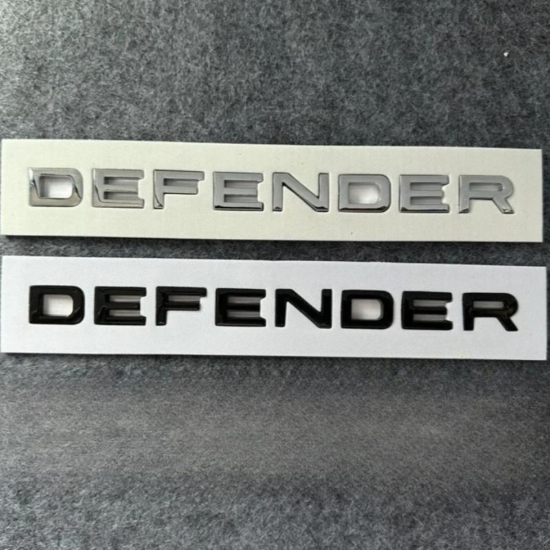 Автомобильные 3D ABS DEFENDER Наклейки с буквами для автомобиля DEFENDER Капот Передний Задний Багажник Кузов Эмблема Значок Наклейки