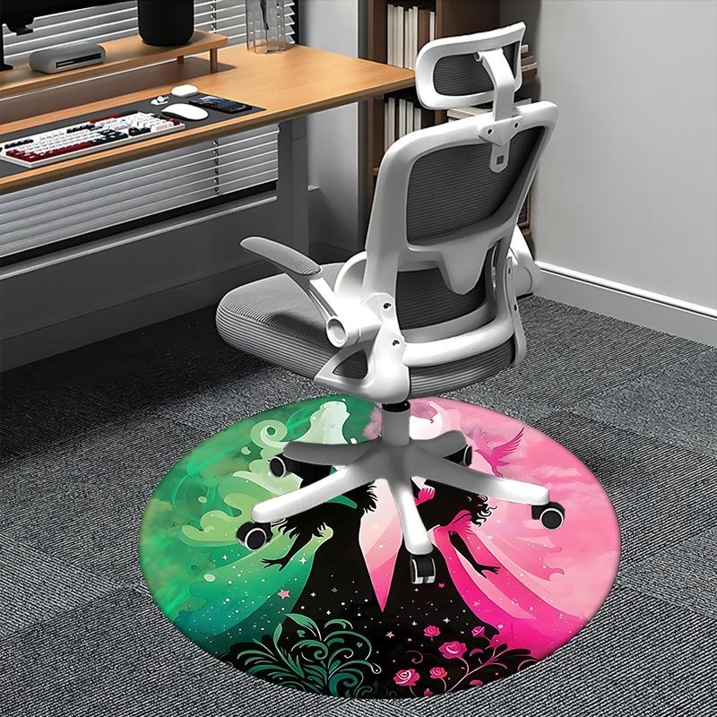 Witch Chair mat Round Rug Office carpet, Non slip, Suitable for Living Rooms, Bedrooms,Decor1205921a