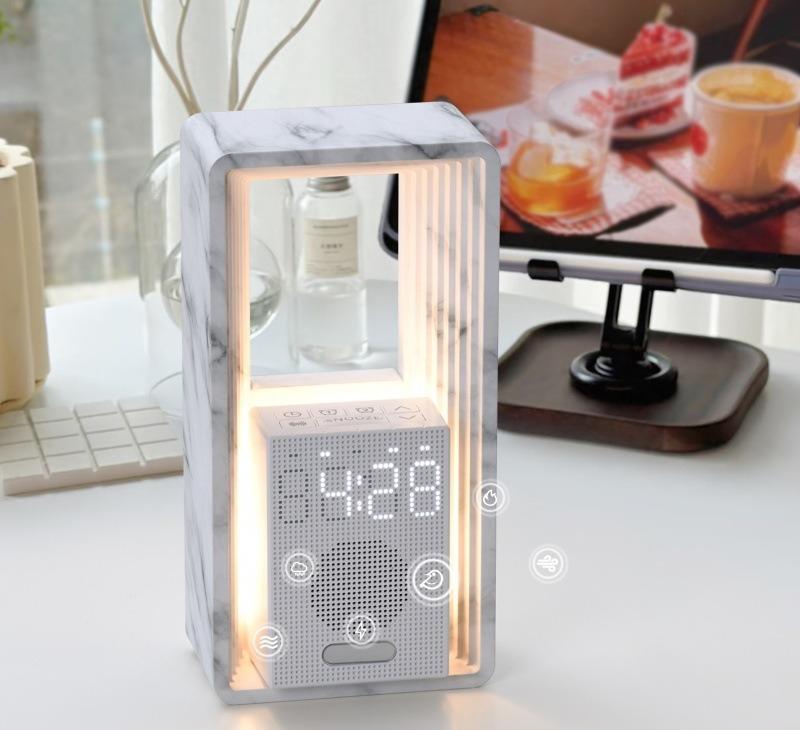 Analog Sunrise Wake-up Alarm Clock White Noise Sleep Sound Night Light High Value Bedside Table Lamp