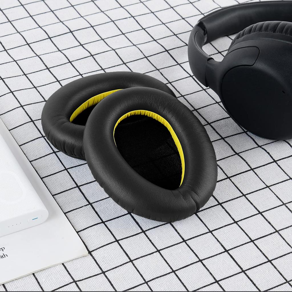 Амбушюры Geekria QuickFit Совместимые амбушюры Совместимые с наушниками Sony Амбушюры Чашки Protein Leather WH-CH700N, WH-CH710N, WH-CH720N Ear/Ear (черный)