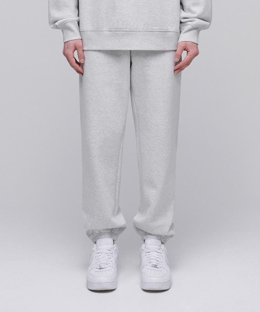MUSINSA STANDARD Brushed Sweatpants [Melange Light Gray]